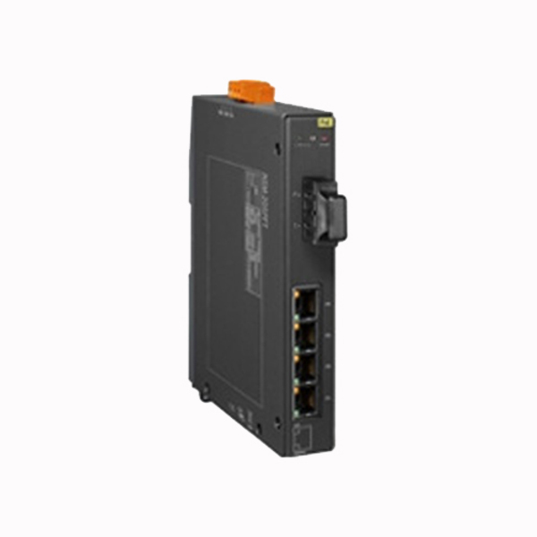 Icp Das 4-Port 10/100 Mbps PoE (PSE) with 1 fiber port Switch, NSM205PFC NSM205PFC
